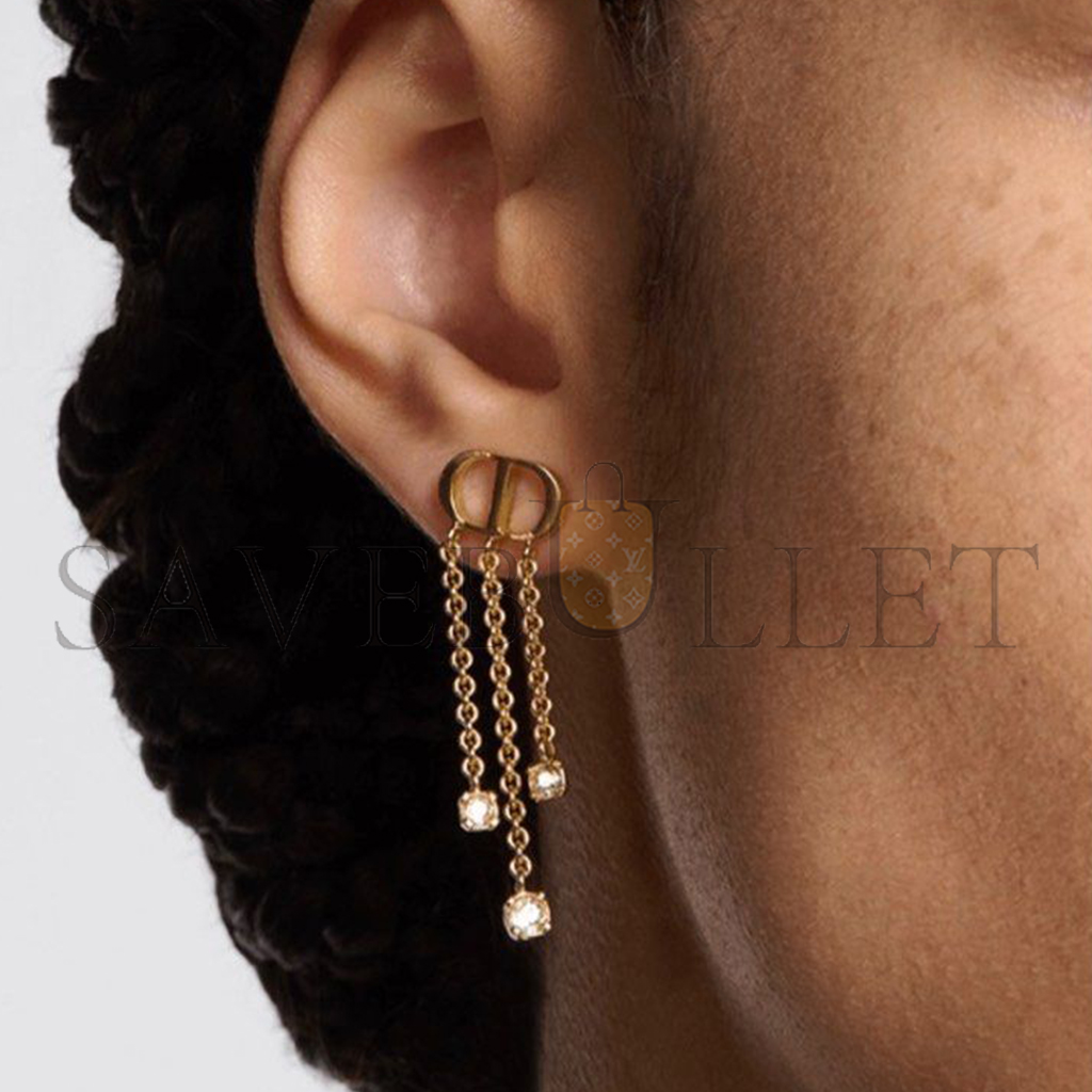 DIOR PETIT CD TREASURE EARRINGS E3339WOMCY_DO3S